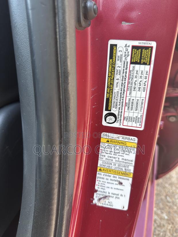 Mitsubishi Mirage DE 4dr Hatchback (1.2L 3cyl CVT) 2015 Red