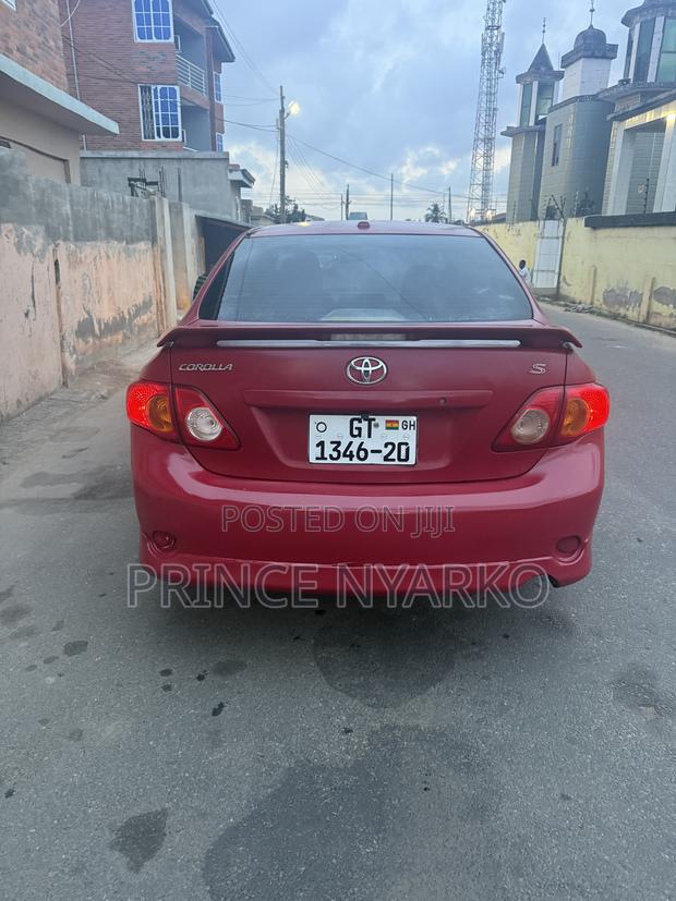 Toyota Corolla S 4dr Sedan (1.8L 4cyl 4A) 2010 Red