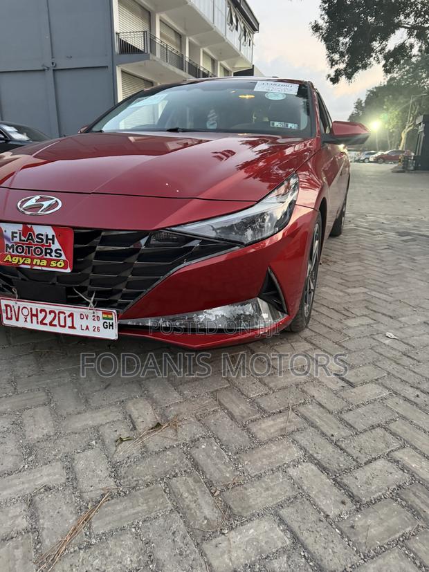 Hyundai Elantra Limited 2021 Red