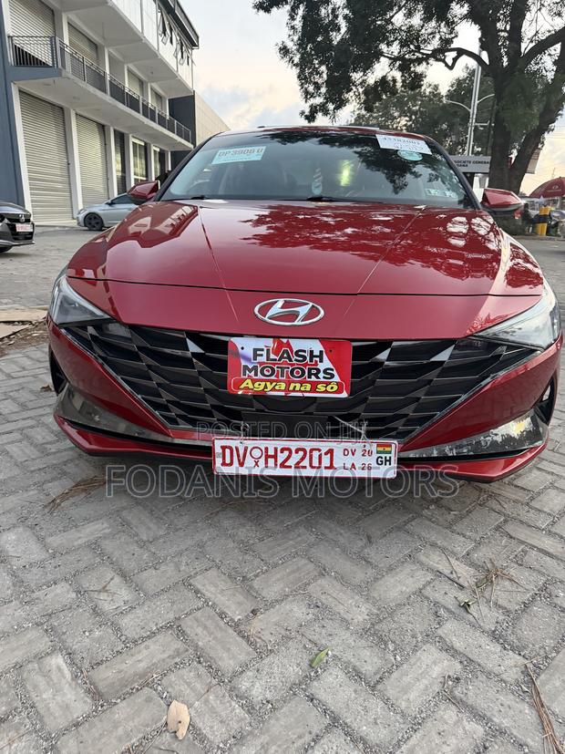 Hyundai Elantra Limited 2021 Red