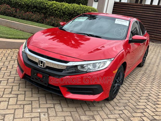 Honda Civic LX 4dr Sedan (2.0L 4cyl) 2016 Red