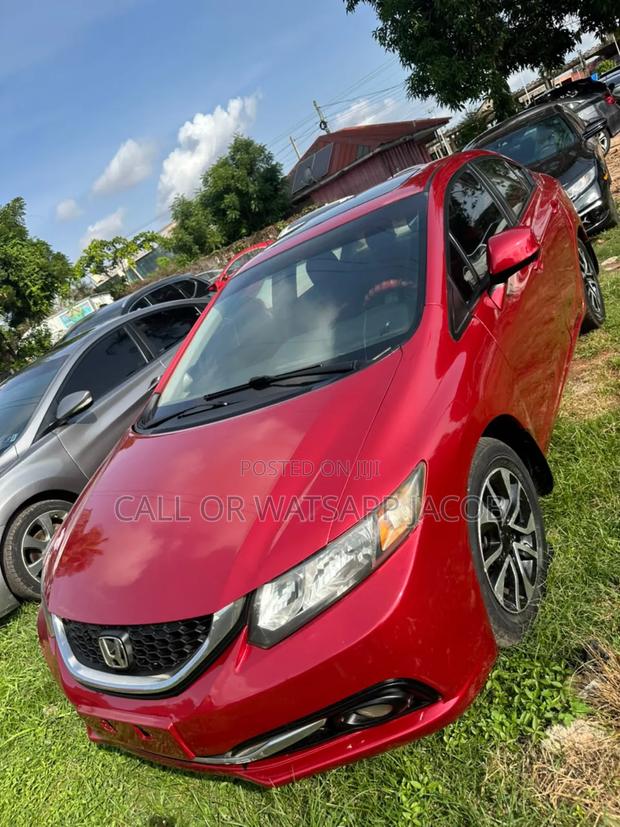 Honda Civic EX 4dr Sedan (1.8L 4cyl CVT) 2015 Red