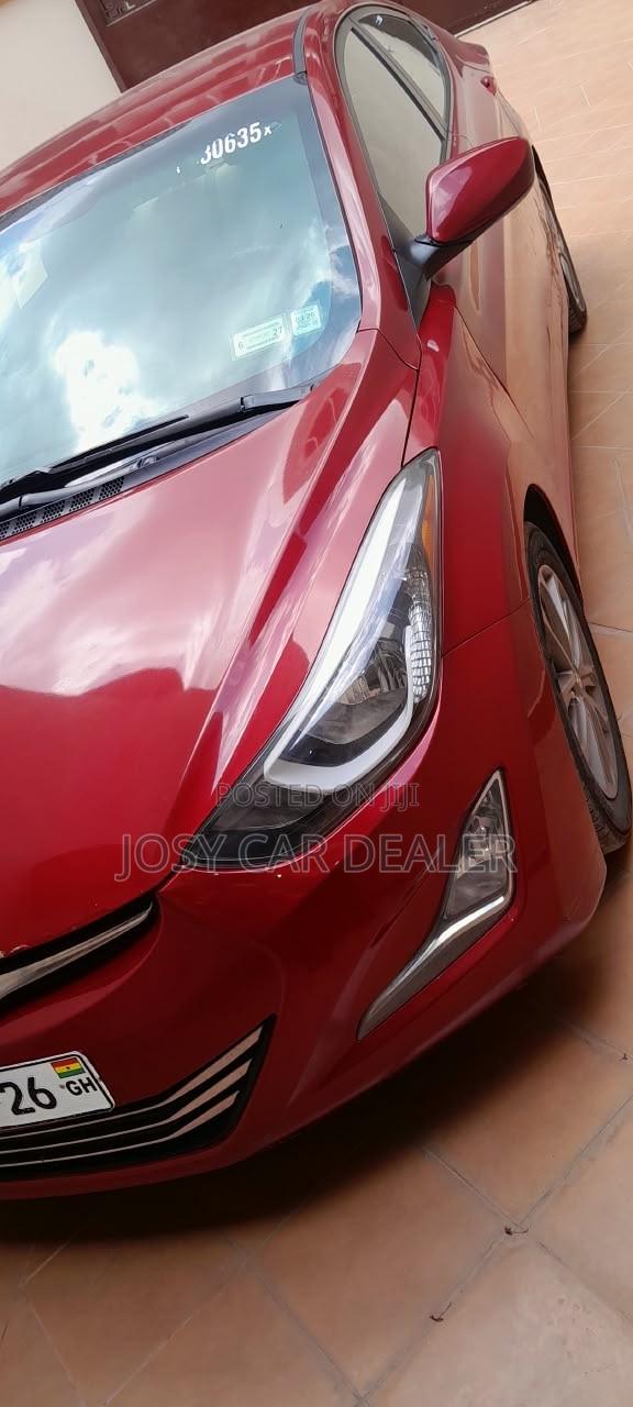 Hyundai Elantra 2014 Red