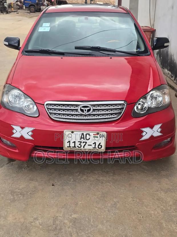 Toyota Corolla S 2007 Red