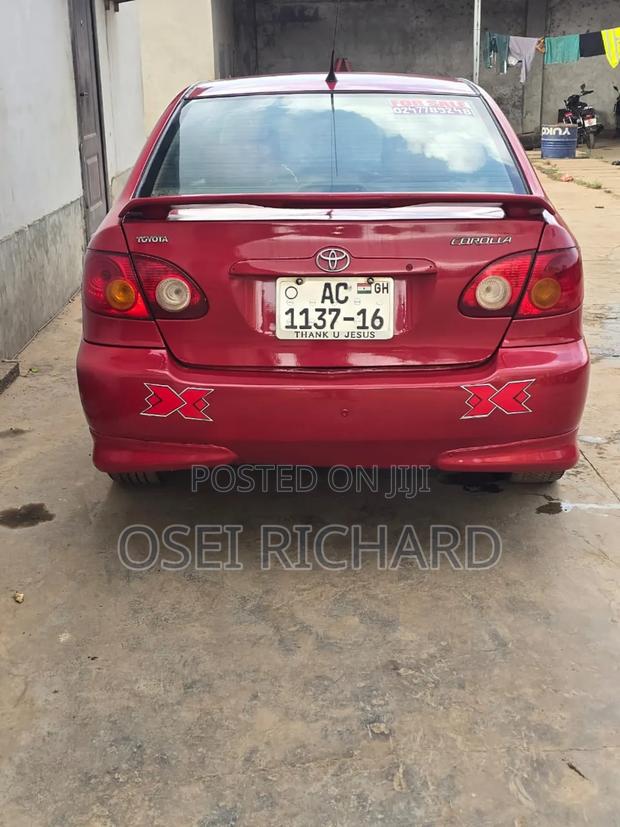 Toyota Corolla S 2007 Red
