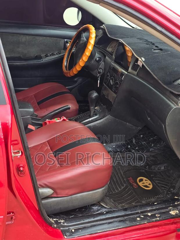 Toyota Corolla S 2007 Red