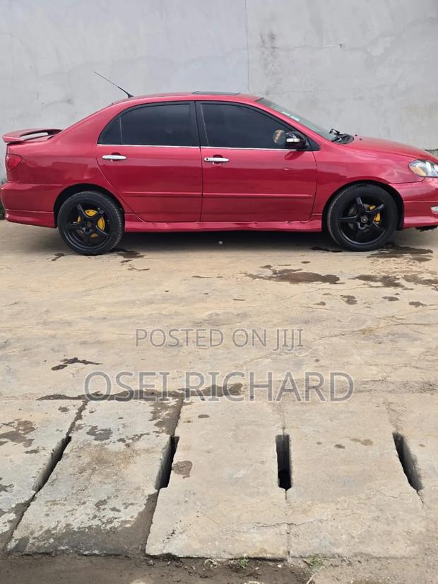 Toyota Corolla S 2007 Red