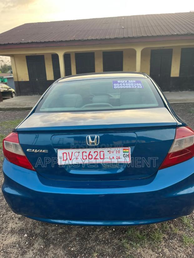 Honda Civic EX Sedan 2012 Blue