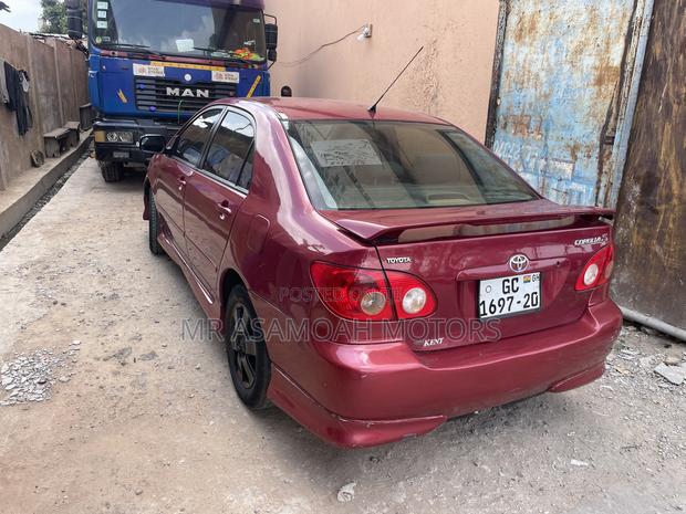 Toyota Corolla S 2007 Red