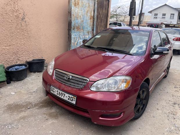 Toyota Corolla S 2007 Red