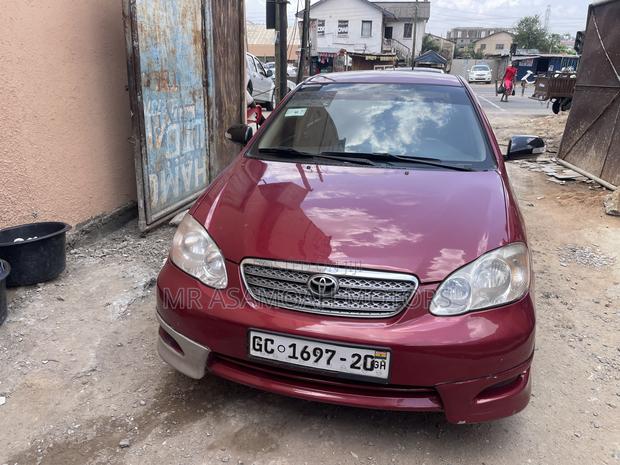 Toyota Corolla S 2007 Red