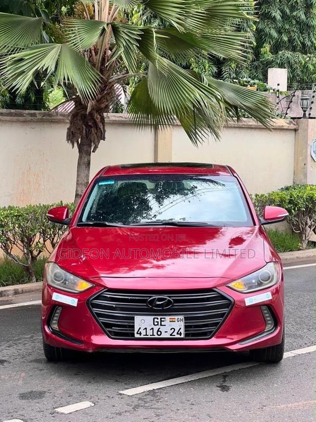 Hyundai Elantra Limited Sedan FWD (2.0L 4cyl 6A) 2017 Red