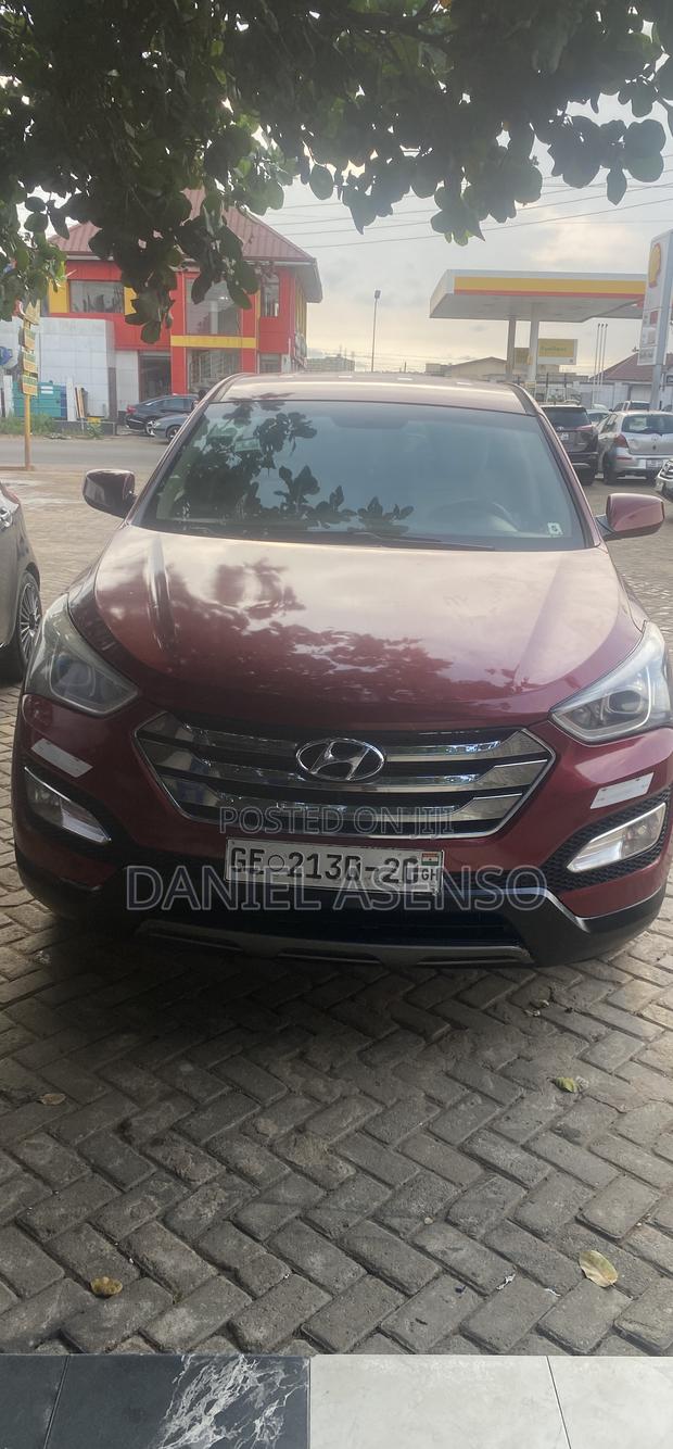 Hyundai Santa Fe 2014 Red